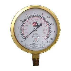 AGF G32154 Water KG/CM2 - PSI Pressure Gauge 34693-3 15026